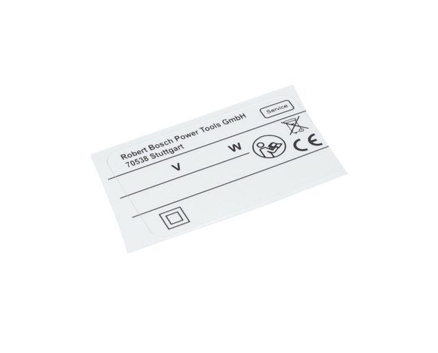 TiP ETiKETi - 160111A3H5 - BOSCH YEDEK PARCA