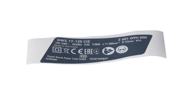 TiP ETiKETi - 160111A57J - BOSCH YEDEK PARCA