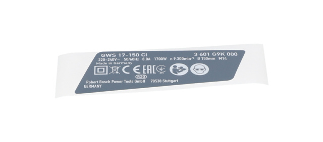 TiP ETiKETi - 160111A57U - BOSCH YEDEK PARCA