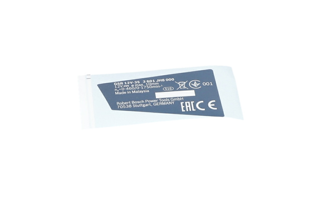 TiP ETiKETi - 160111A69H - BOSCH YEDEK PARCA