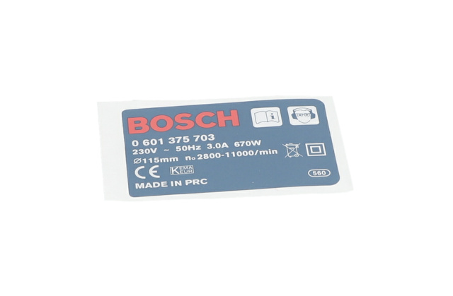TiP ETiKETi - 1619P00638 - BOSCH YEDEK PARCA