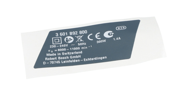 TiP ETiKETi - 2601112235 - BOSCH YEDEK PARCA