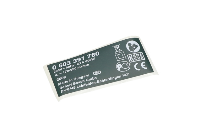 TiP ETiKETi - 2609000447 - BOSCH YEDEK PARCA