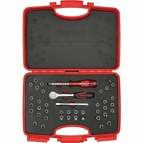 iZELTAŞ 1/4'' BiTS UÇLU LOKMA TAKIMI 42 PARÇA