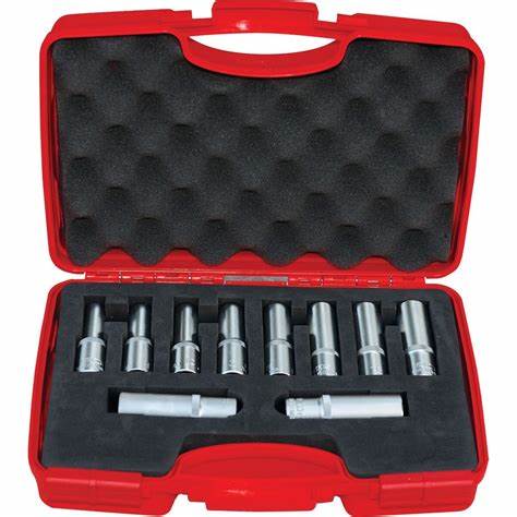 iZELTAŞ 1/2" ALTI KÖŞE DERiN LOKMA TAKIMI 10 PARÇA