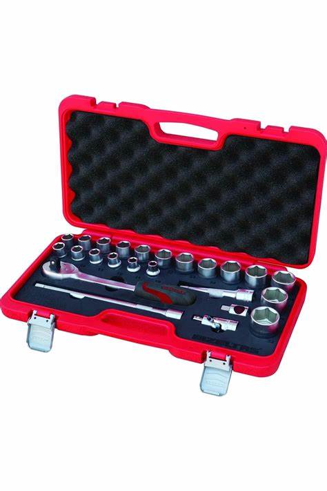 iZELTAŞ 1/2'' ALTI KÖŞE LOKMA ANAHTAR TAKIMI 24 PARÇA