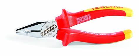iZELTAŞ 1000V iZOLELi ELEKTRiKÇi KOMBiNE PENSE 180 MM
