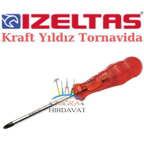 iZELTAŞ KRAFT SERi YILDIZ UÇLU TORNAVIDA 4.5X80