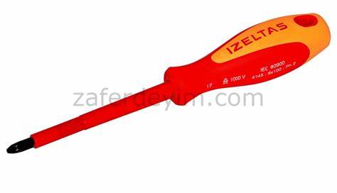 iZELTAŞ 1000V iZOLELi ELEKTRiKÇi YILDIZ UÇLU TORNAViDA 4.5X80
