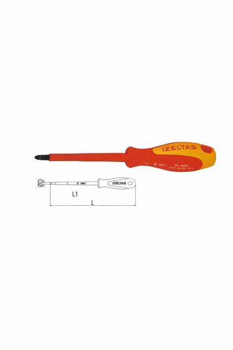 iZELTAŞ 1000V iZOLELi ELEKTRiKÇi YILDIZ UÇLU TORNAViDA 6X100