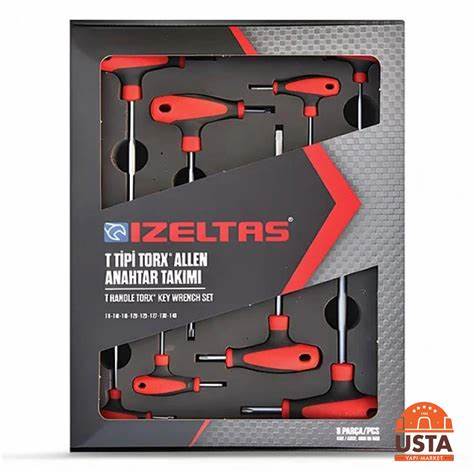 iZELTAŞ T TiPi TORX ALLEN ANAHTAR TAKIMI 8 PARÇA
