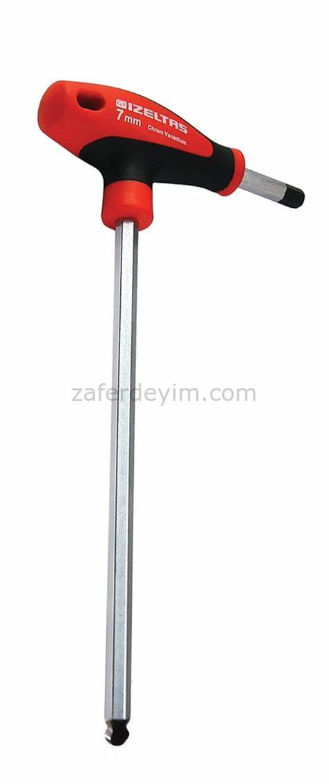 iZELTAŞ T TiPi YUVARLAK BAŞLI ALLEN ANAHTAR 8 MM