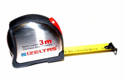 iZELTAŞ KROM ŞERiT METRE 3 M