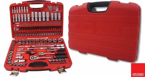 180 Parça 1/4"+ 3/8"+ 1/2" Lokma Takımı