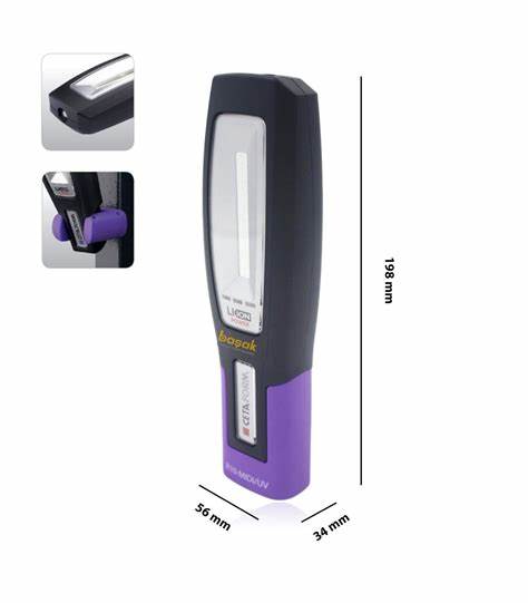 ŞARJLI LED MiDi KAÇAK ARAMA LAMBASI /UV