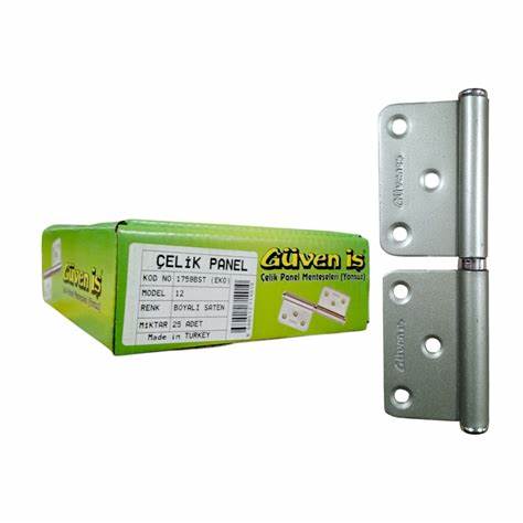 ÇELiK PANEL MENTEŞE SATEN 12 CM (2 MM)