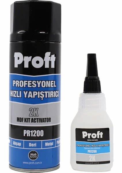 PROFT MDF HIZLI YAPIŞTIRICI 200 ML+50 GR