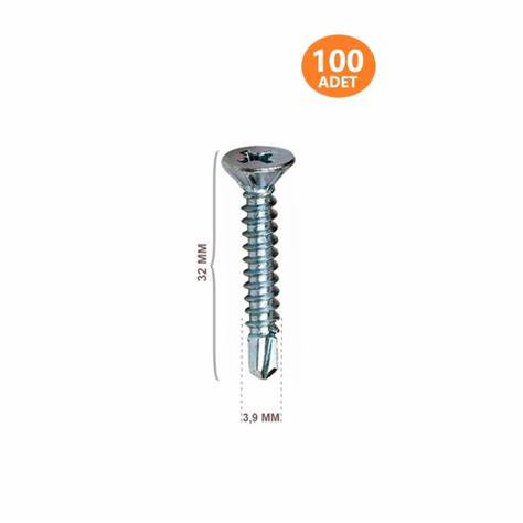 AKDENiZ YHB MATKAP UÇLU ViDA 3.9X32 (1000 AD.)
