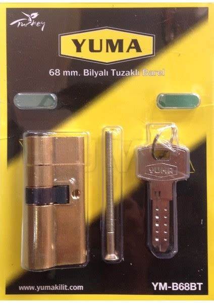 YUMA BiLYALI BAREL TUZAKLI 68 MM SARI YM-B68BT