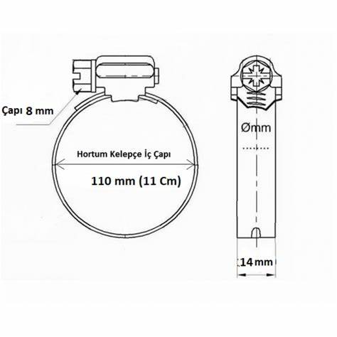 ERBi B TiPi HORTUM KELEPÇE (13 MM) 92-110