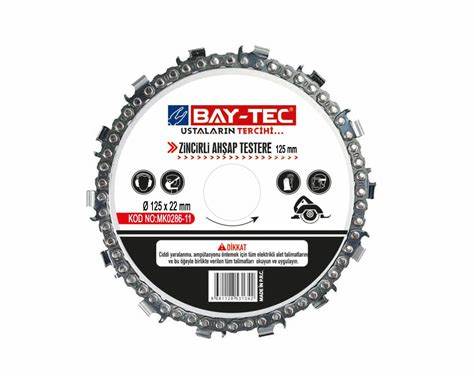 BAYTEC ZiNCiRLi AHŞAP TESTERE 125 MM