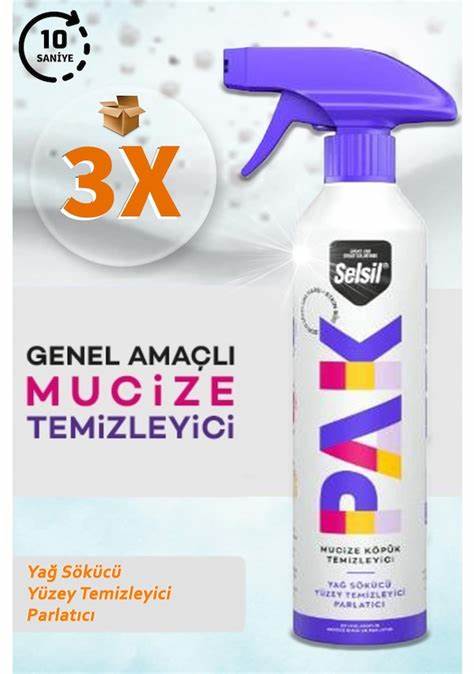 SELSiL PAK MUCiZE KÖPÜK TEMiZLEYiCi SPREY