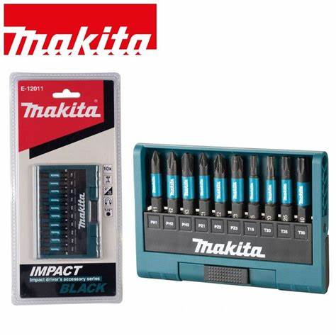 MAKITA E-12011 10  PARÇA UÇ SETi PLASTiK KILIFLI
