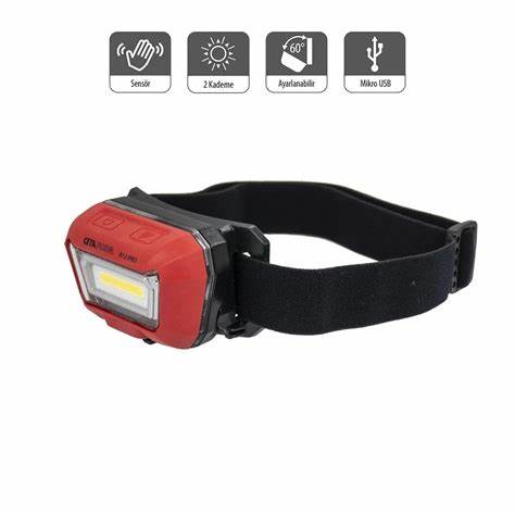LED Kafa Lambası (Hareket Sensörlü) - 500 Lümen