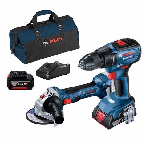 3 TOOL KiT+2X GBA 18 V 4,0AH+GAL+BAG