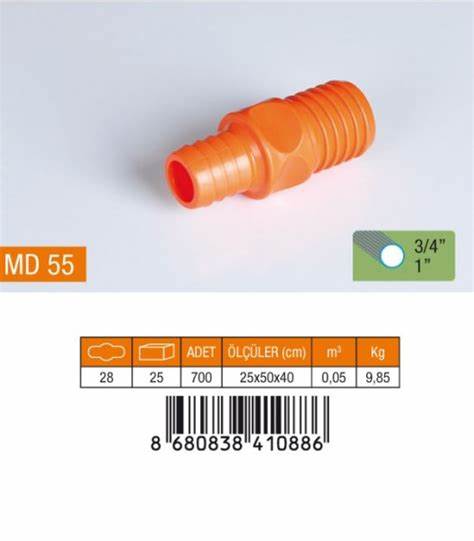 MEDALYAN PLASTiK REDÜKSiYON 3/4"-1/2" MD-54