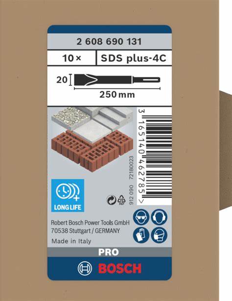 PRO SDS-MAX5C YASSIKESKi SET400*25MM10LU