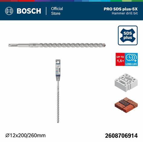 PRO SDS-PLUS-5X K-DELiCi UCU 12*260 MM