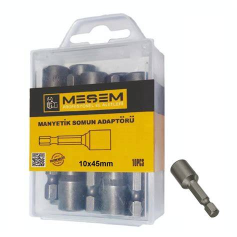 MEŞEM MANYETiK SOMUN ADAPTÖRÜ 10X45 MM KOD:3602