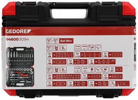 GEDORE RED 1/4+1/2 94 PARÇA LOKMA SETi R46003094