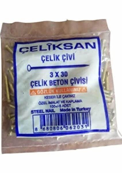 ÇELiK ÇiVi 3X30 SARI (100 AD.)