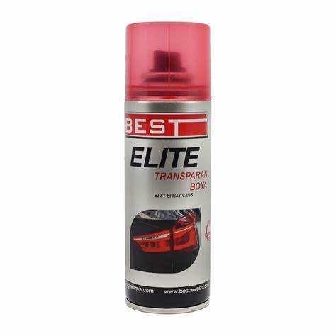 BEST ELiTE TRANSPARAN FAR BOYASI 200 ML KIRMIZI
