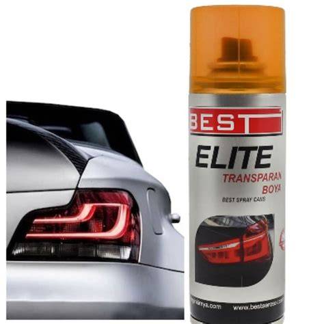 BEST ELiTE TRANSPARAN FAR BOYASI 200 ML TURUNCU