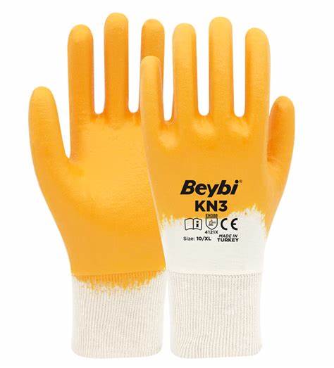 BEYBi KN3 NiTRiL ELDiVEN SARI NO: 10