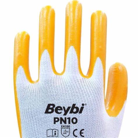BEYBi PN10 NAYLON NiTRiL ELDiVEN SARI NO: 10