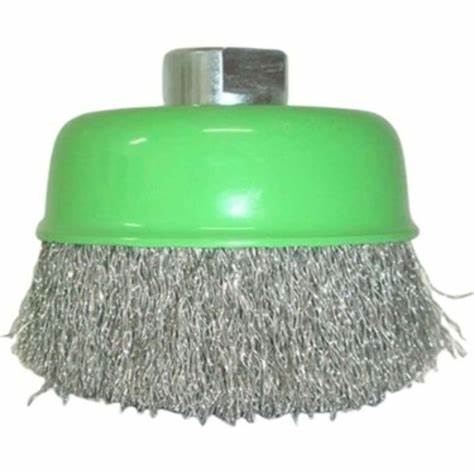 CTM PASLANMAZ SAÇAKLI ÇANAK FIRÇA (PSC-80) 80 MM