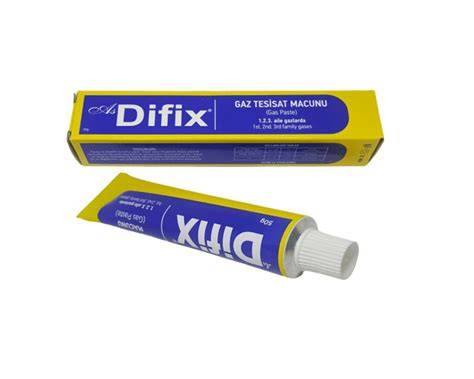 DiFiX DOĞALGAZ MACUNU TÜP 50 GR