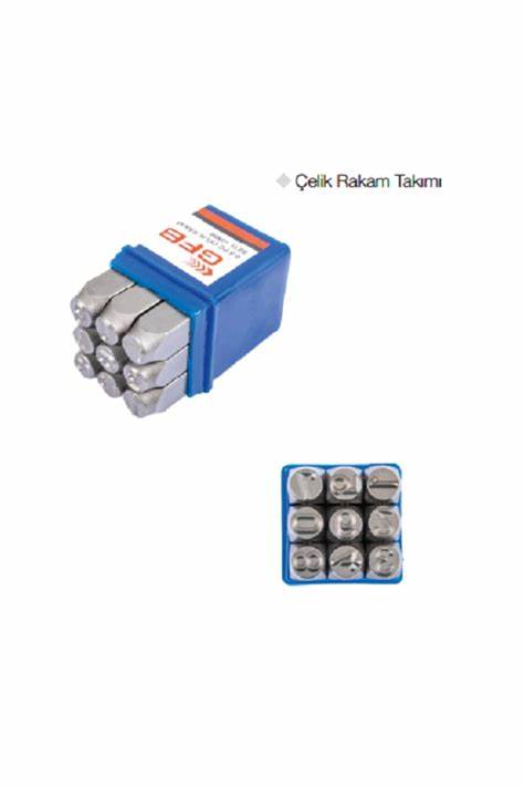 GFB ÇELiK RAKAM TAKIMI 12 MM KOD:6788