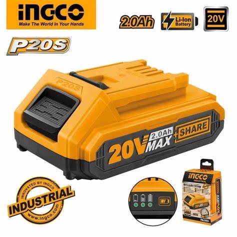 iNGCO LITHIUM YEDEK AKÜ (2.0 AH) 20V FBLI2001