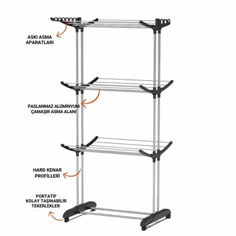 iNOVA RAPTOR ÇAMAŞIR KURUTMALIK(76X64X168) iÇ-8300