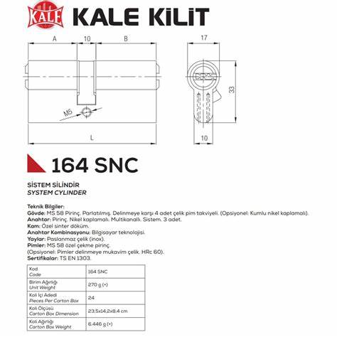 SiSTEM BAREL 164SNC 68 MM SATEN