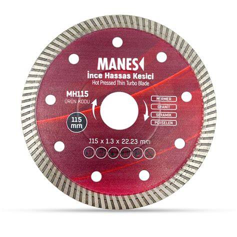 MANES iNCE HASSAS KESME KIRMIZI 115X1.3X22 (MH115)