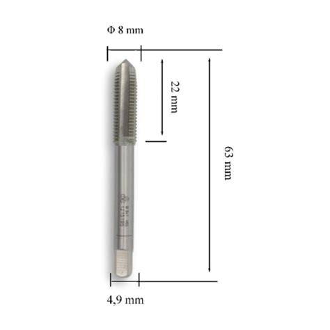 MTE HSS 2 Li TK KLAVUZ DIN2181 M8X1.0 102030805