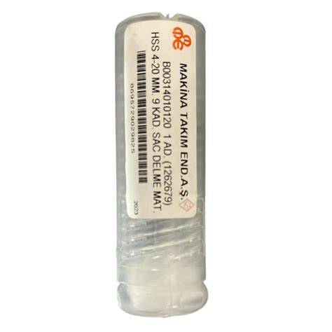 MTE HSS 9 KADEMELi SAC DELME 4-20 MM 314010120