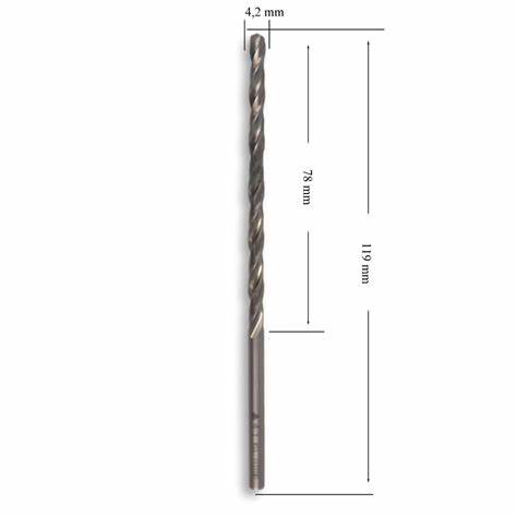 MTE HSS UZUN MATKAP UCU DIN/340 4.2 MM 7200420