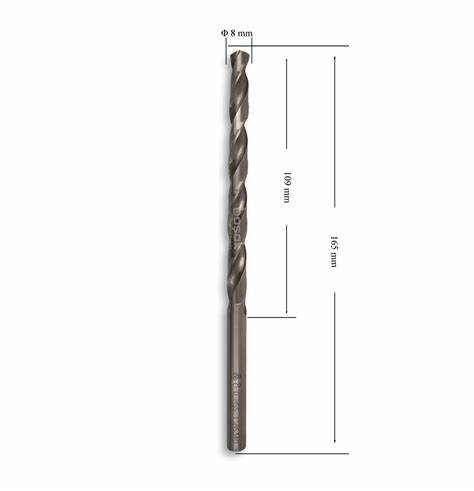 MTE HSS UZUN MATKAP UCU DIN/340 8 MM 7200800